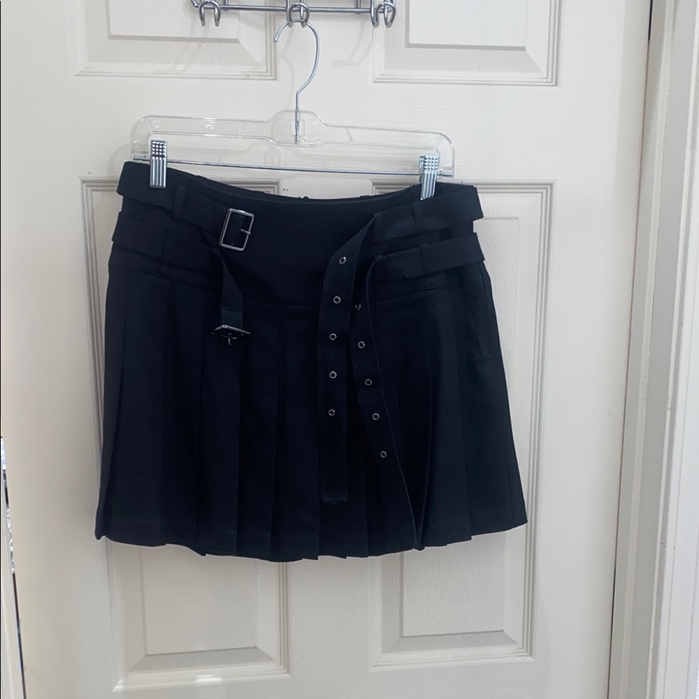 Black Pleated Skirt